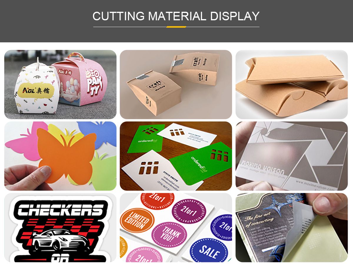 Cutting materials display