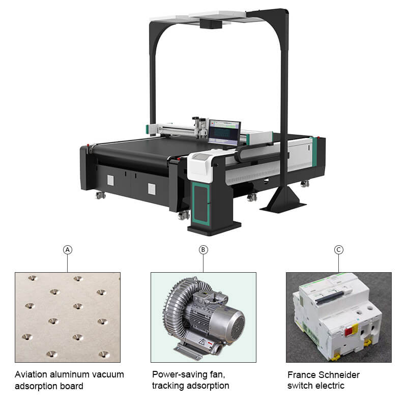 Digital carbon felt cutting machine