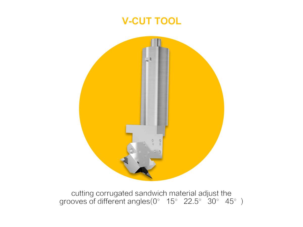 V-cut tool
